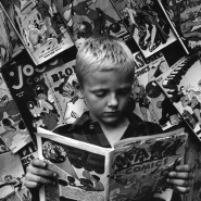 Boy Reading Comics