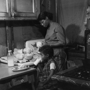 Rebecca with her mother, NYC, 1947